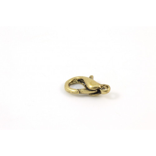 LOBSTER CLAW CLASP 13MM ANTIQUE BRASS